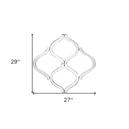 Interlocking Mirrored Curved Shapes With Beveled Edge HomeRoots