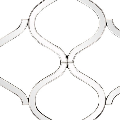 Interlocking Mirrored Curved Shapes With Beveled Edge HomeRoots