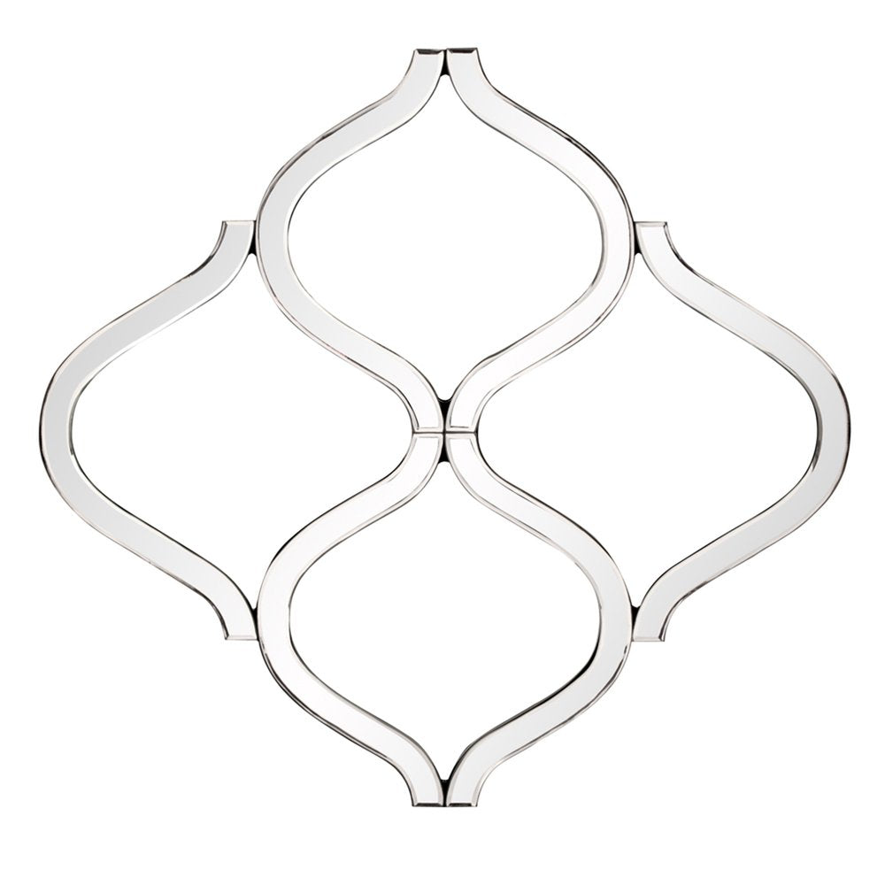 Interlocking Mirrored Curved Shapes With Beveled Edge HomeRoots