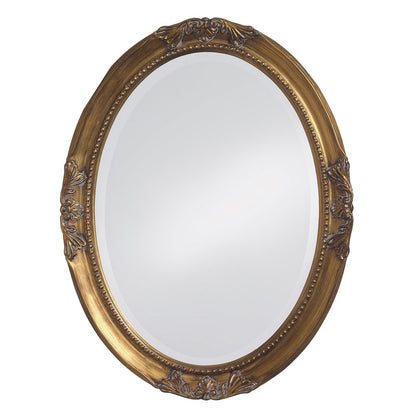 33" Gold Oval Framed Accent Mirror HomeRoots