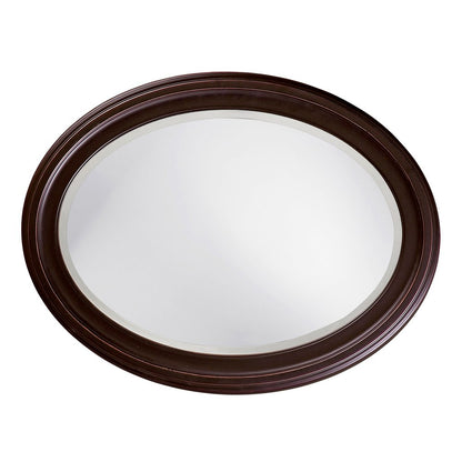 33" Bronze Oval Framed Accent Mirror HomeRoots
