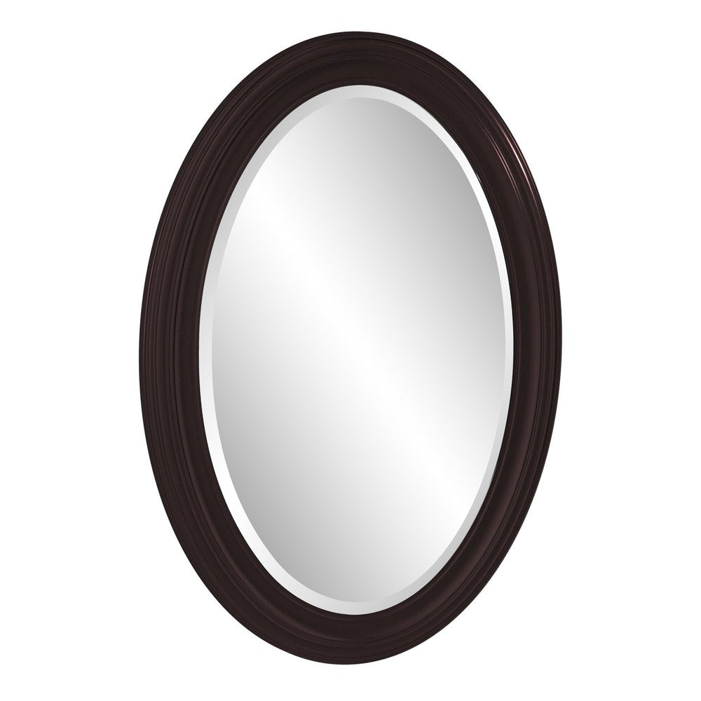 33" Bronze Oval Framed Accent Mirror HomeRoots