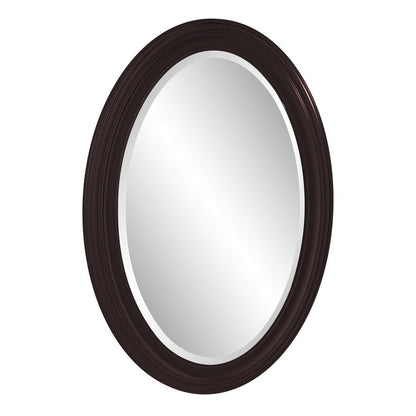 33" Bronze Oval Framed Accent Mirror HomeRoots