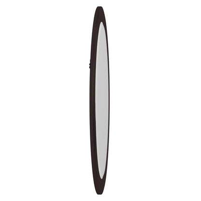 33" Bronze Oval Framed Accent Mirror HomeRoots