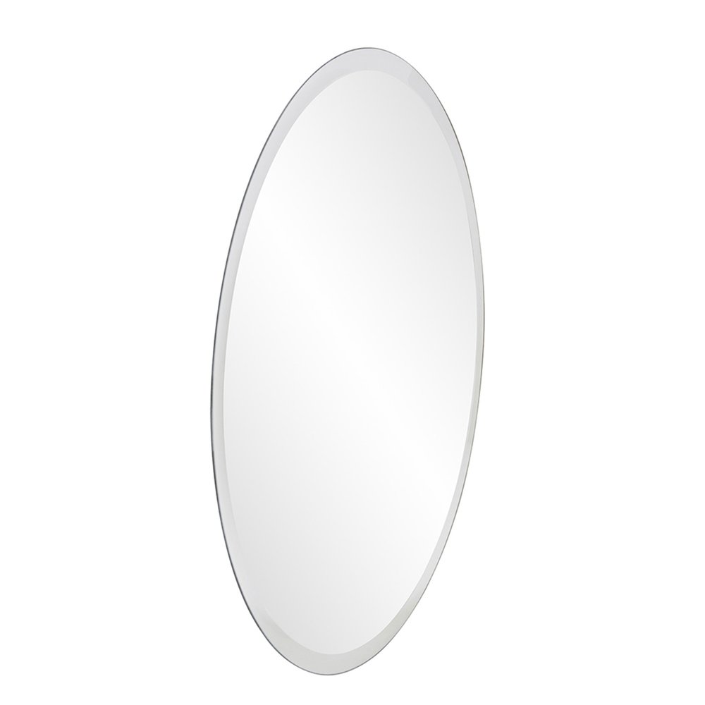 28" Gray Round Unframed Accent Mirror HomeRoots