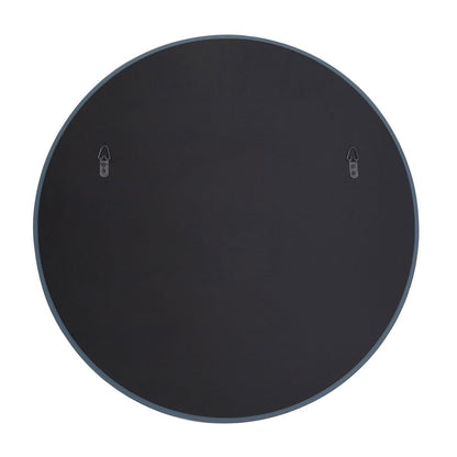 28" Gray Round Unframed Accent Mirror HomeRoots