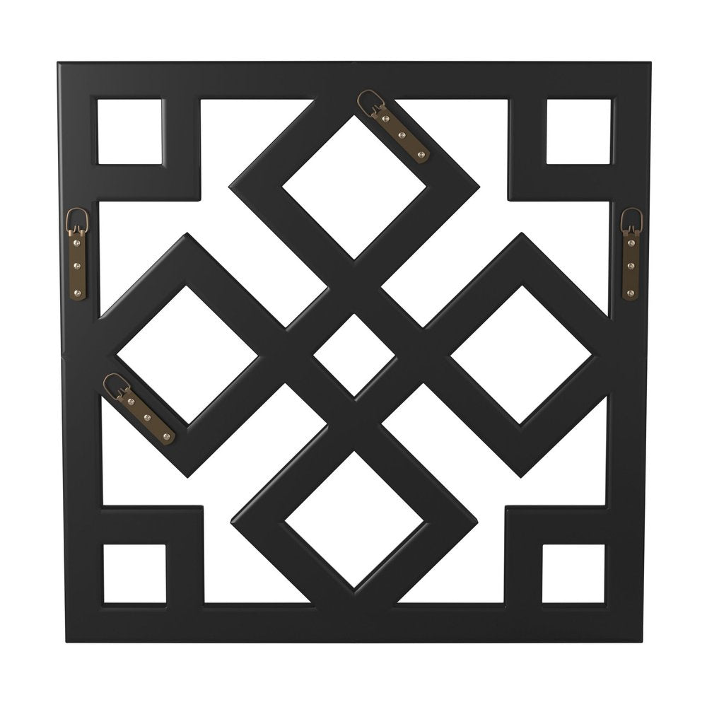 Interlocking Mirrored Squares With Lattice Design HomeRoots