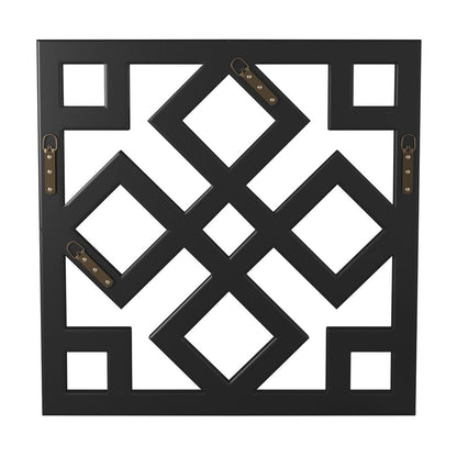 Interlocking Mirrored Squares With Lattice Design HomeRoots
