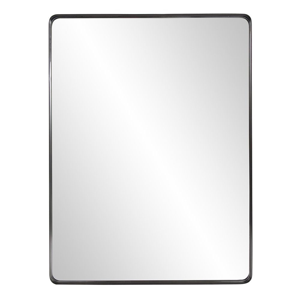 40" Black Metal Framed Accent Mirror HomeRoots
