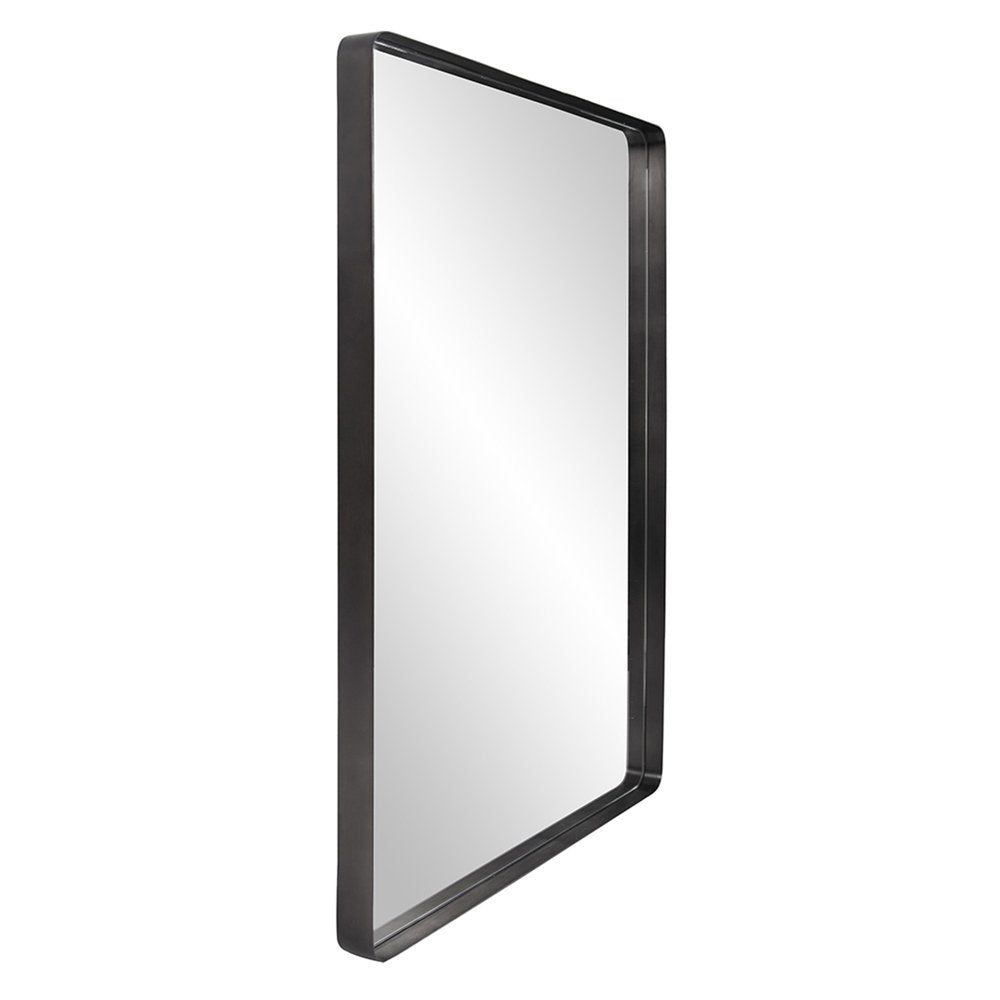 40" Black Metal Framed Accent Mirror HomeRoots