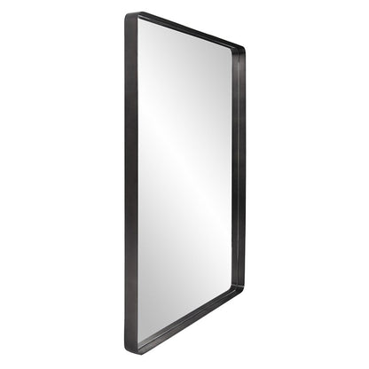 40" Black Metal Framed Accent Mirror HomeRoots