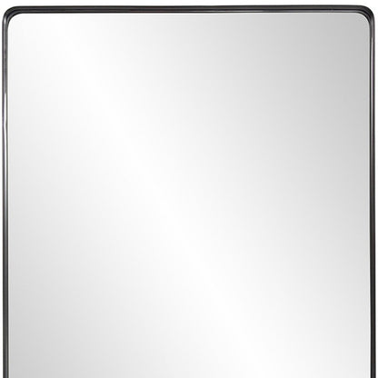 40" Black Metal Framed Accent Mirror HomeRoots
