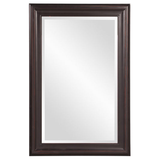 33" Bronze Wood Accent Mirror HomeRoots