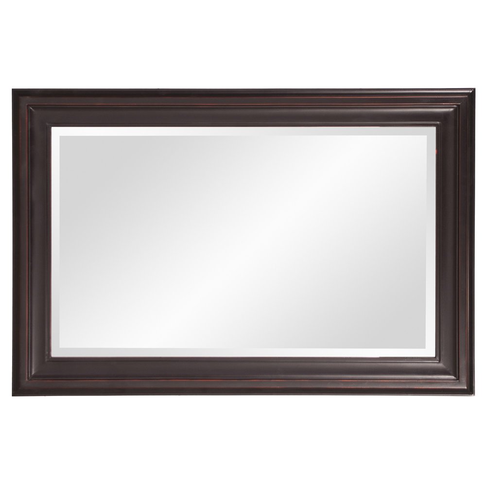 33" Bronze Wood Accent Mirror HomeRoots