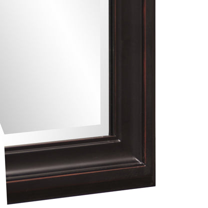 33" Bronze Wood Accent Mirror HomeRoots