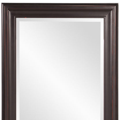 33" Bronze Wood Accent Mirror HomeRoots