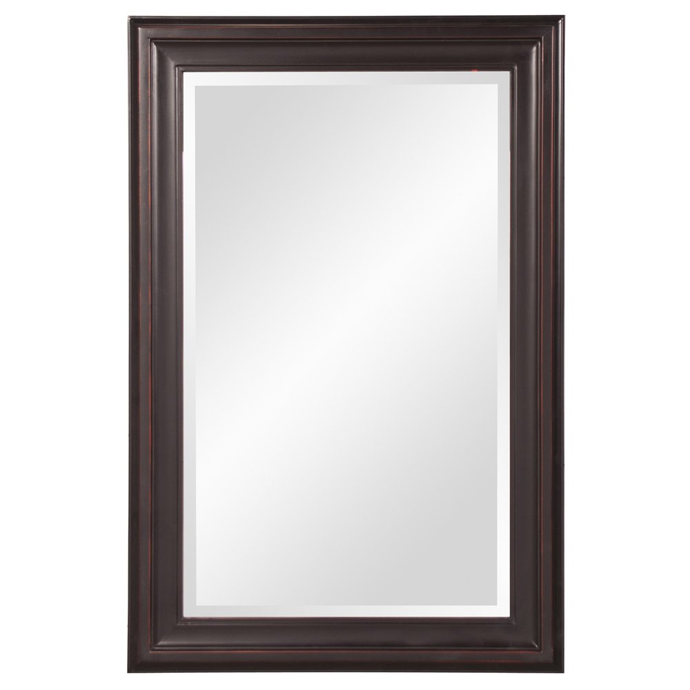 33" Bronze Wood Accent Mirror HomeRoots