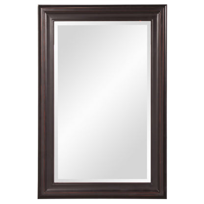 33" Bronze Wood Accent Mirror HomeRoots