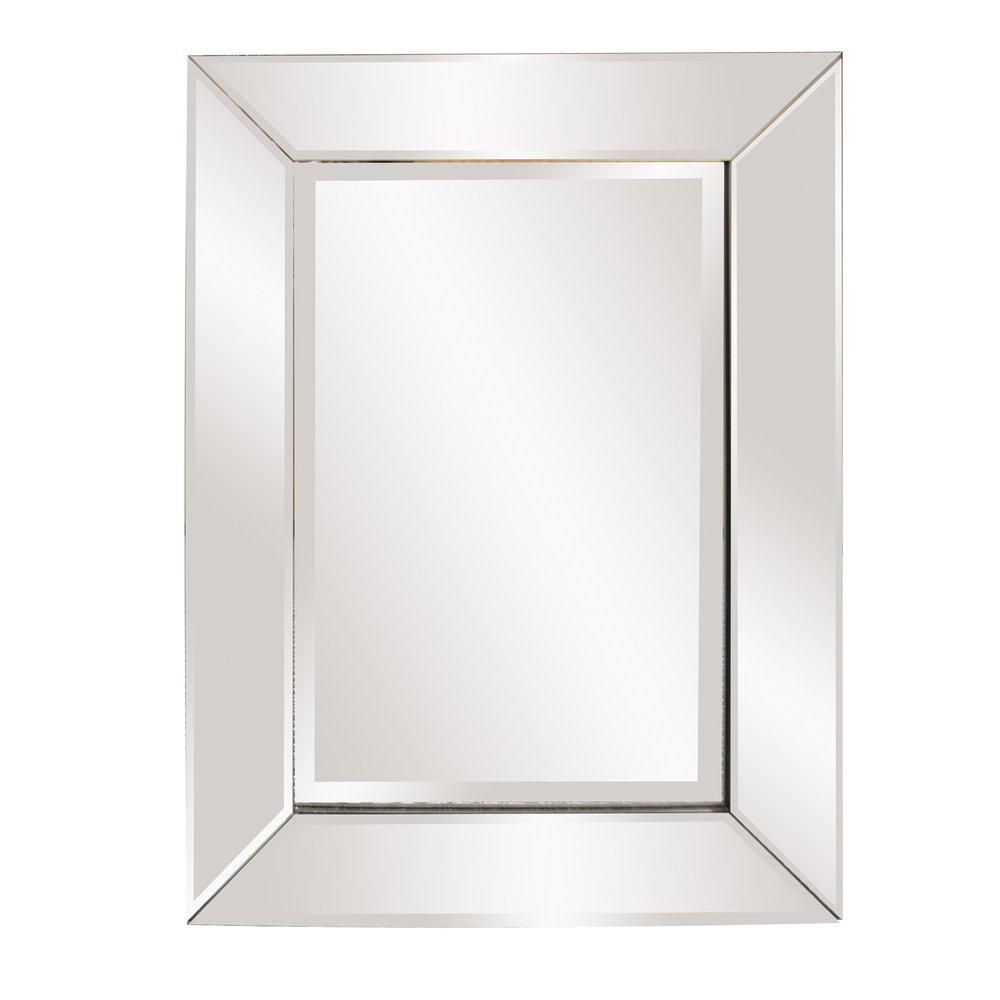 24" Clear Beveled Edge Frame Accent Mirror HomeRoots