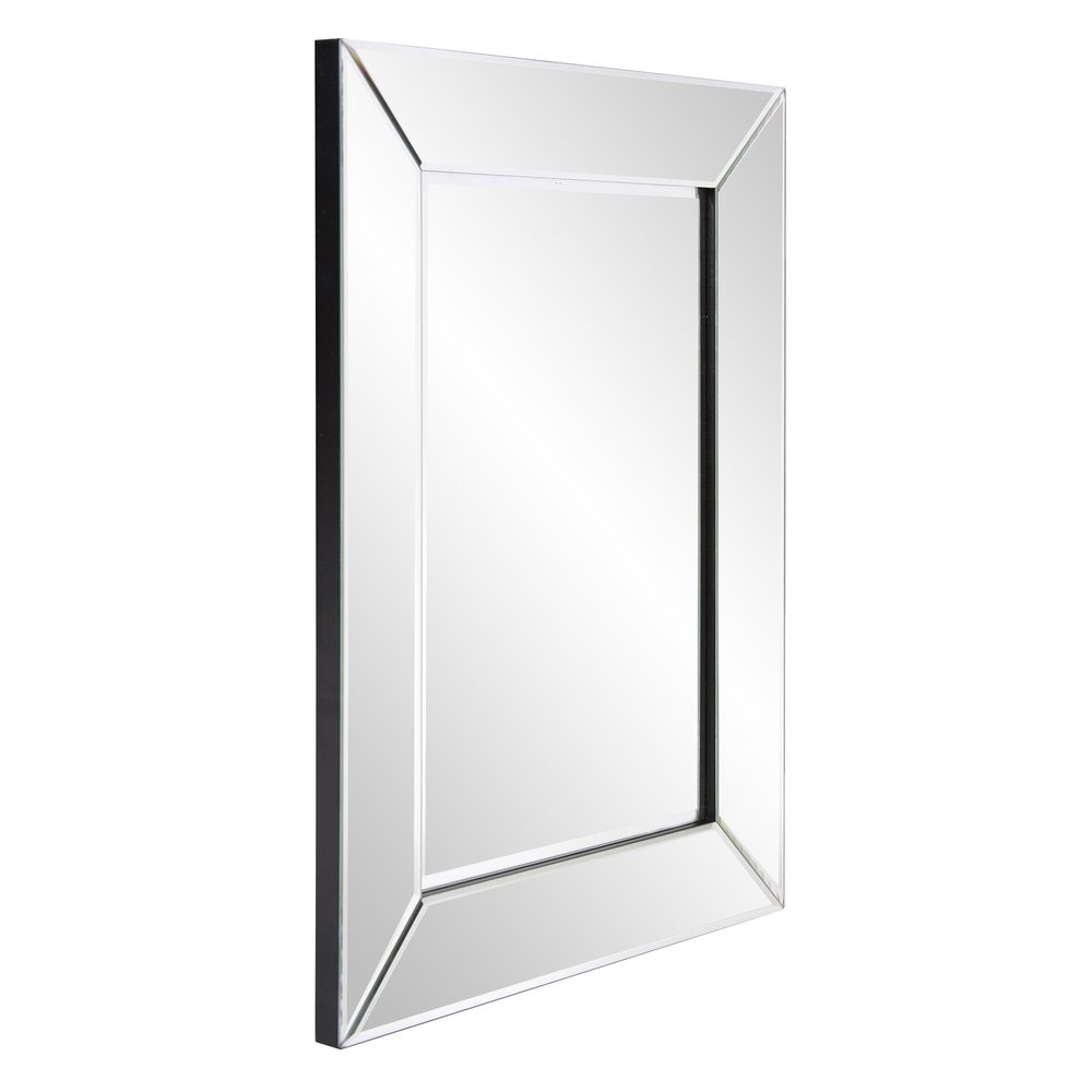 24" Clear Beveled Edge Frame Accent Mirror HomeRoots