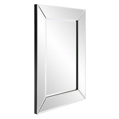 24" Clear Beveled Edge Frame Accent Mirror HomeRoots