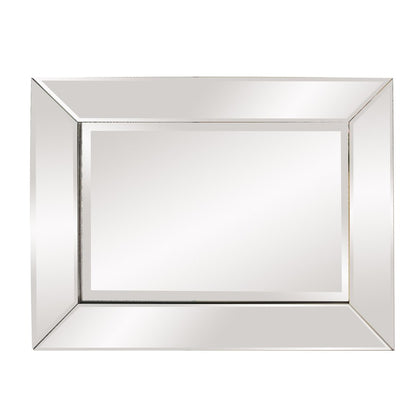 24" Clear Beveled Edge Frame Accent Mirror HomeRoots