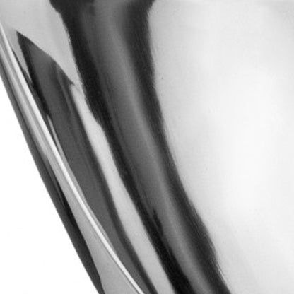 Set of Two Mod Aluminum Scoop Centerpiece Bowls HomeRoots