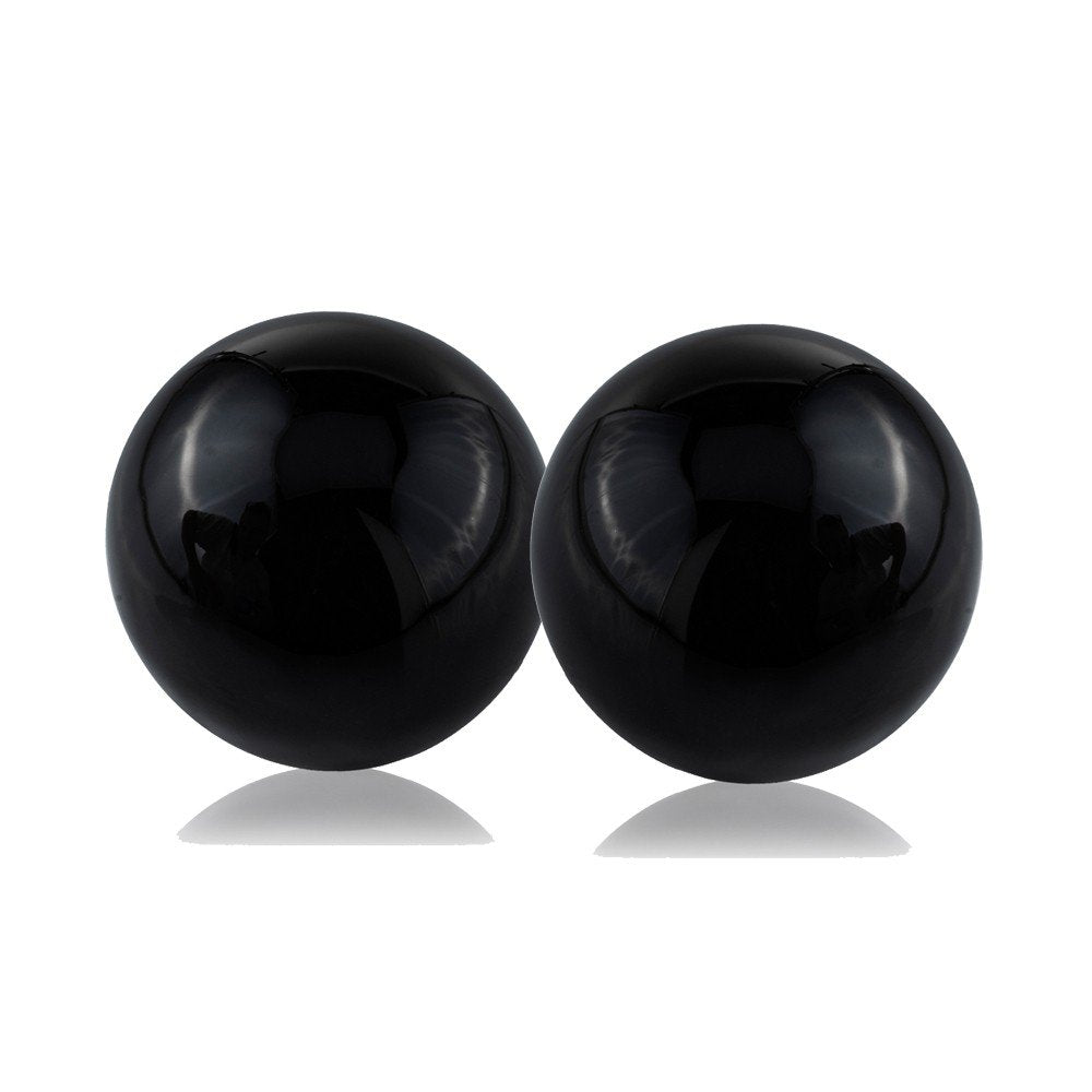 3" Black Enameled Aluminum Decorative Sphere HomeRoots