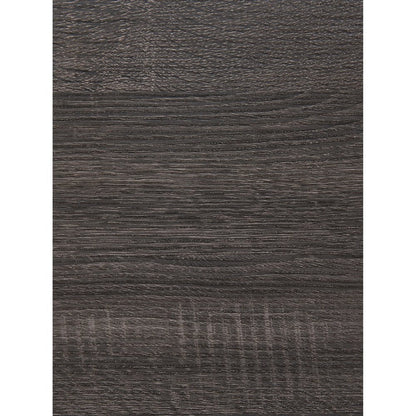 63" Clear Gray and White Glass And Metal Double Pedestal Base Dining Table HomeRoots