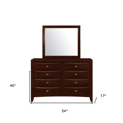New Merlot Chest With 5 Chambared Drawer HomeRoots