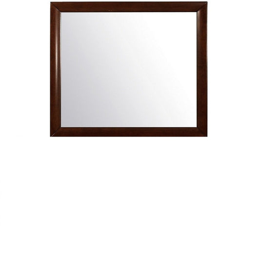 35" Merlot Framed Accent Mirror HomeRoots