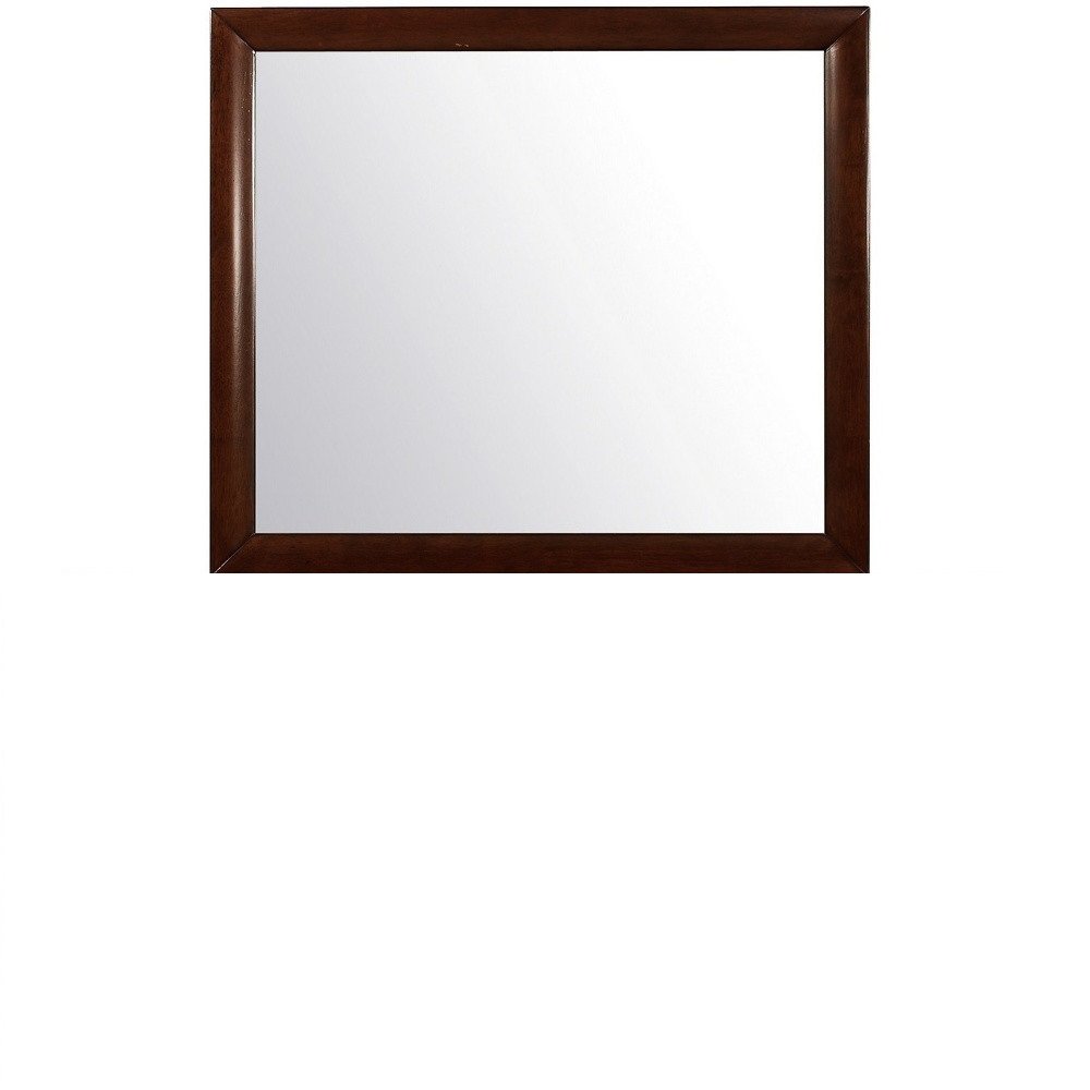 35" Merlot Framed Accent Mirror HomeRoots