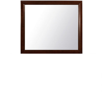 35" Merlot Framed Accent Mirror HomeRoots