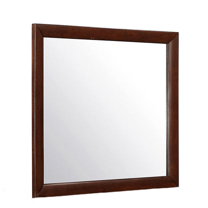 35" Merlot Framed Accent Mirror
