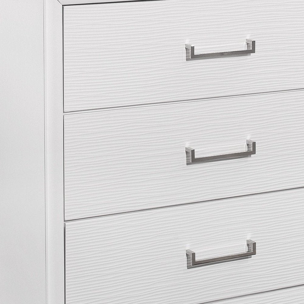 White Chest With 6 Drawers HomeRoots