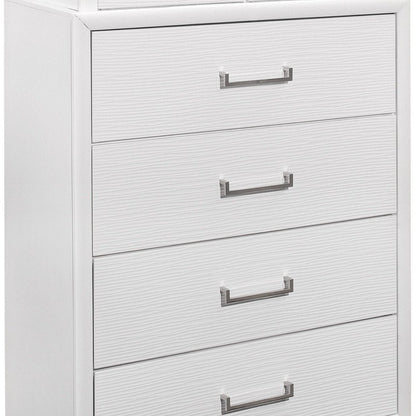 White Chest With 6 Drawers HomeRoots
