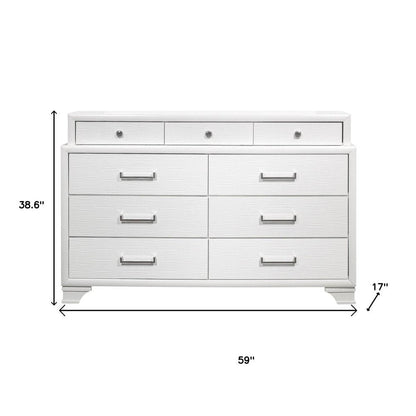 White Chest With 6 Drawers HomeRoots