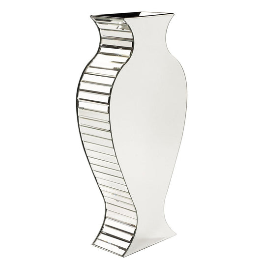28" Clear Crystal Glass Table Vase HomeRoots