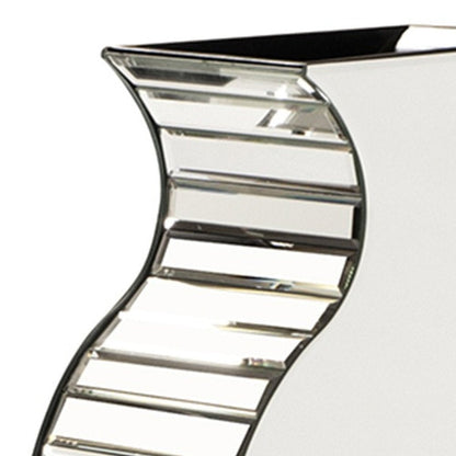 28" Clear Crystal Glass Table Vase HomeRoots