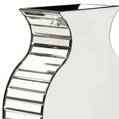 28" Clear Crystal Glass Table Vase HomeRoots