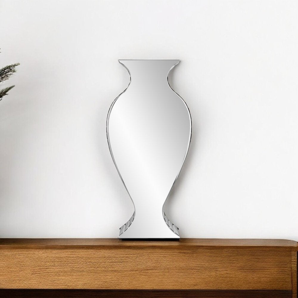28" Clear Crystal Glass Table Vase HomeRoots