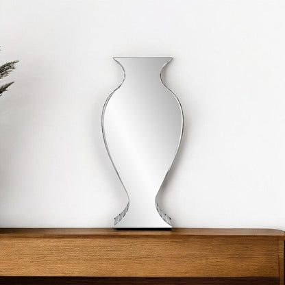 28" Clear Crystal Glass Table Vase HomeRoots