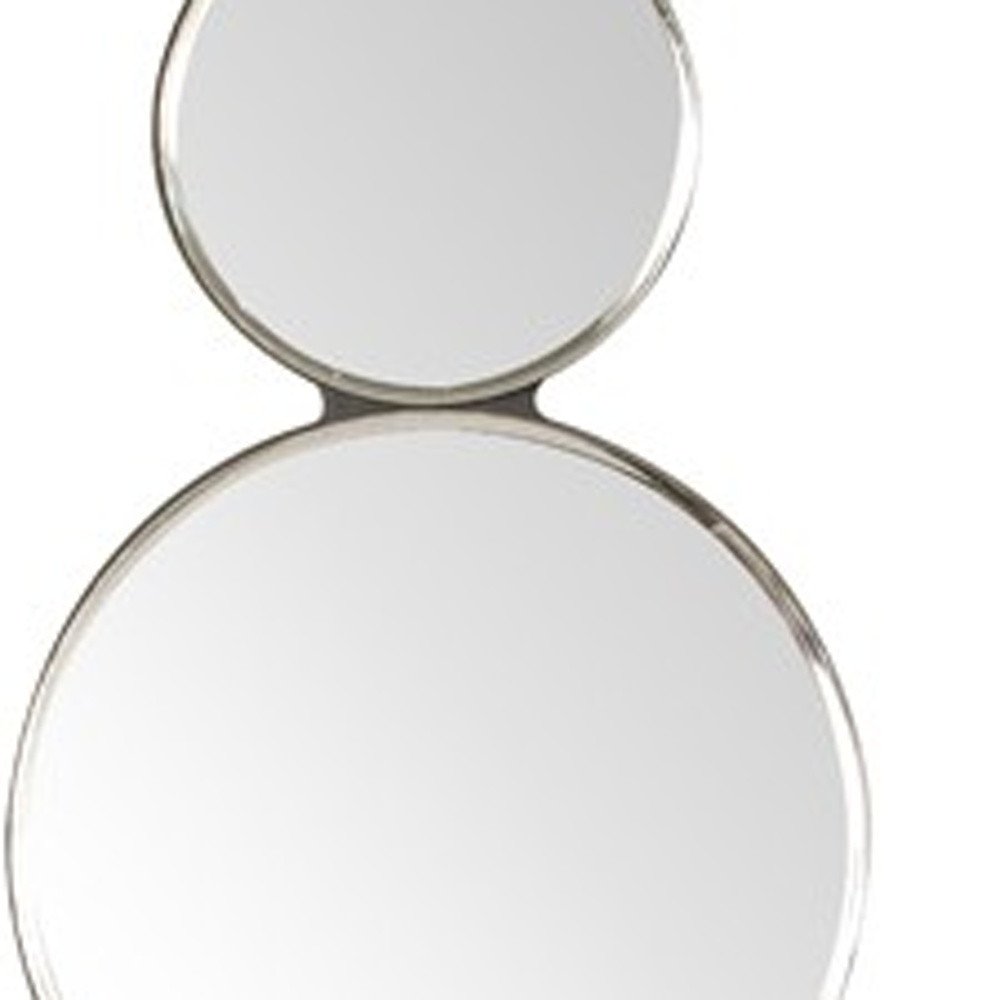 Silver and Clear Modern Bling Mirrored Wall Sconce — view 7