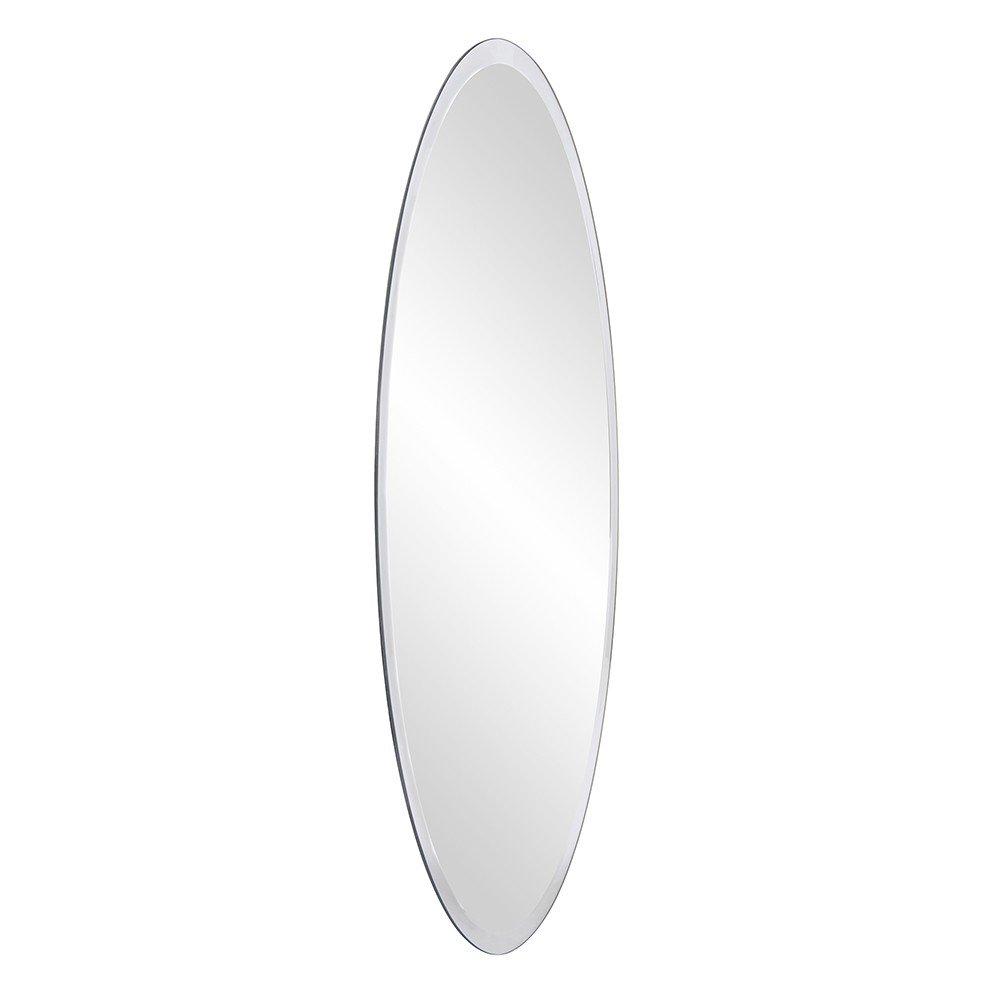 Oval Shaped Frameless Mirror HomeRoots