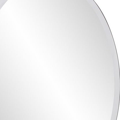 Oval Shaped Frameless Mirror HomeRoots