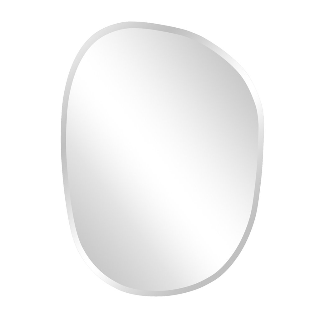 24" Abstract Unframed Accent Mirror HomeRoots
