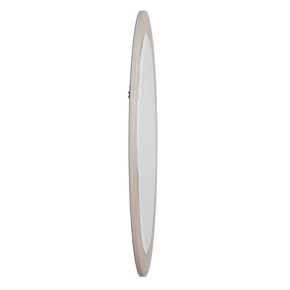 33" Silver Oval Framed Accent Mirror HomeRoots