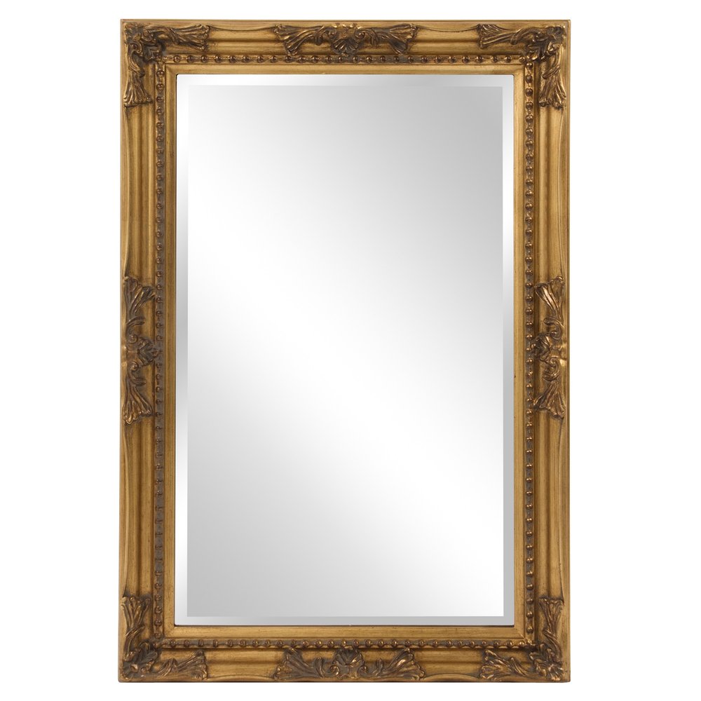 33" Gold Framed Accent Mirror HomeRoots