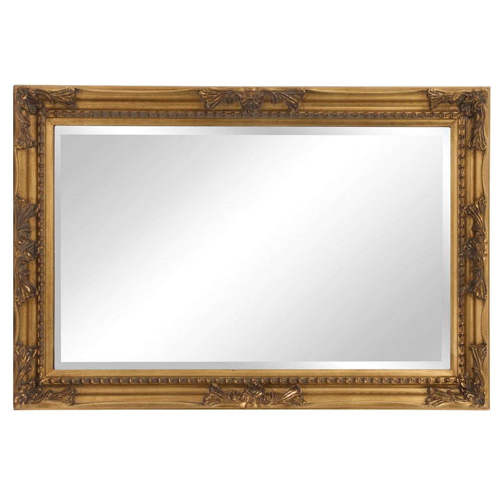 33" Gold Framed Accent Mirror HomeRoots