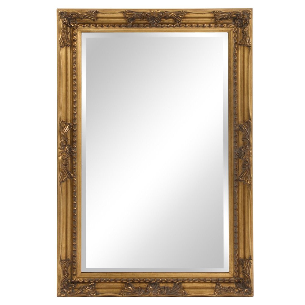 33" Gold Framed Accent Mirror HomeRoots